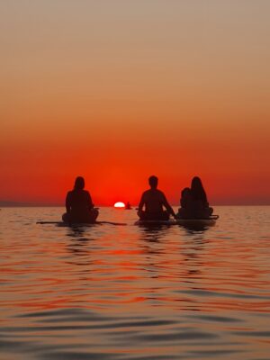 Sunrise paddle surf Barcelona
