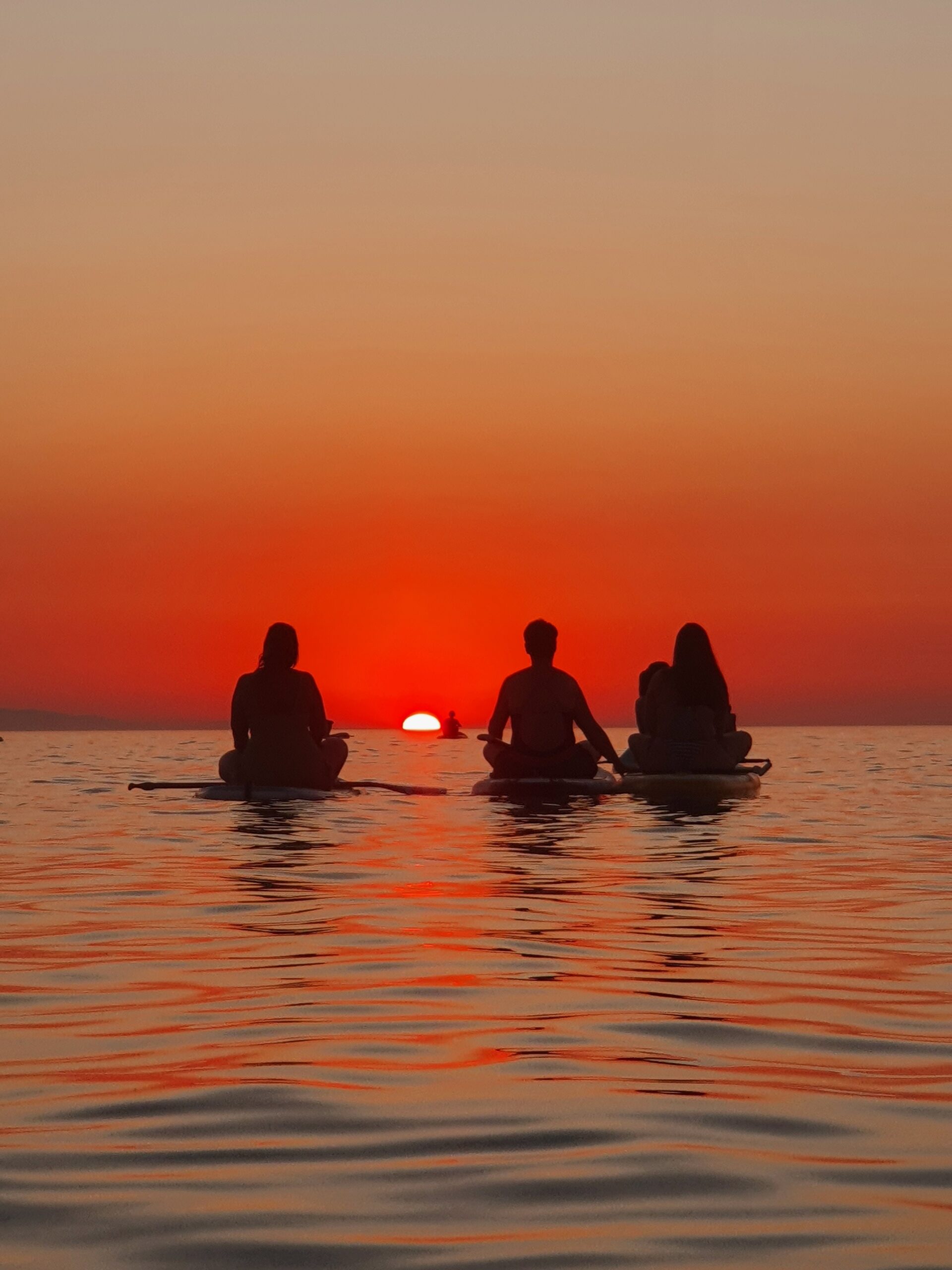 Sunrise paddle surf Barcelona