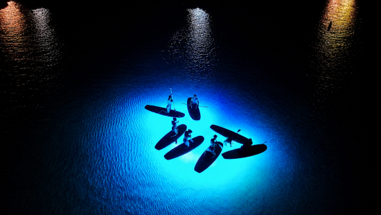 Paddle Surf Luces atardecer
