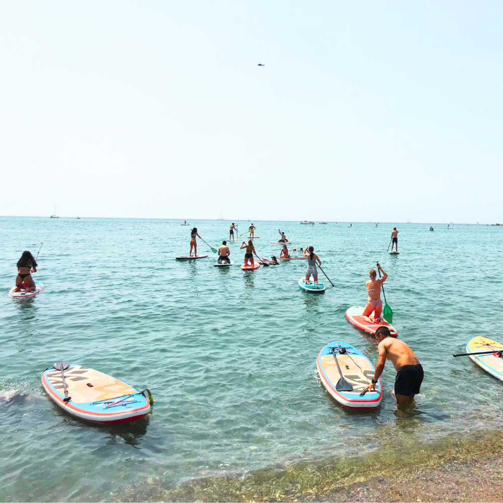 Paddle surf fornells Menorca