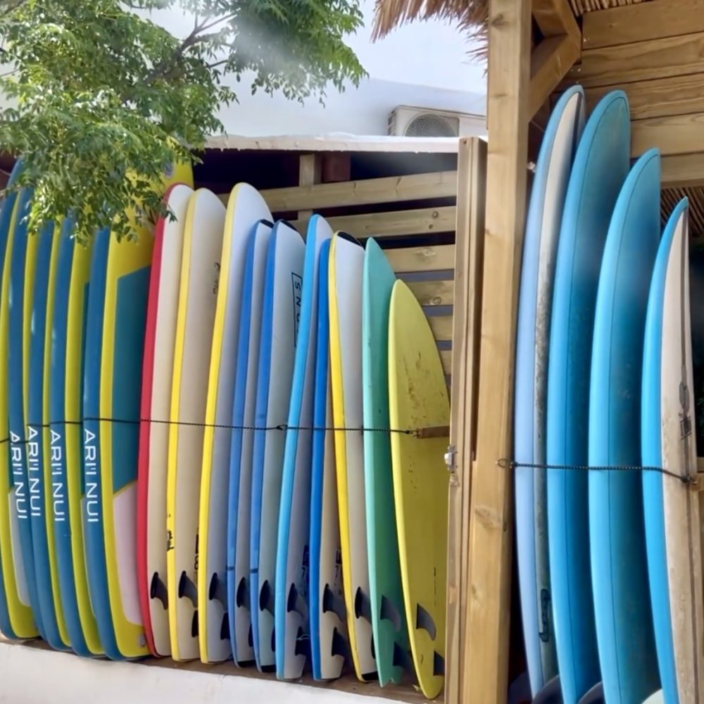 Alquiler tabla de surf Menorca