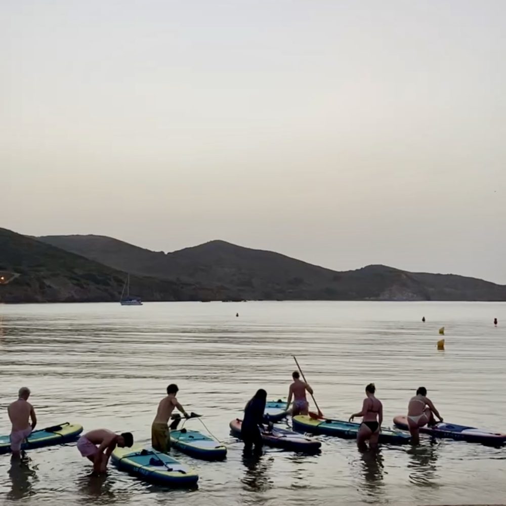 Excursion paddle surf Menorca